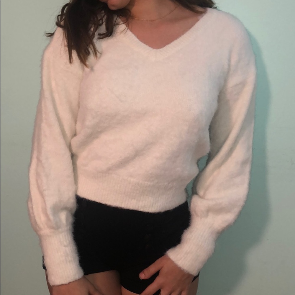 White sweater